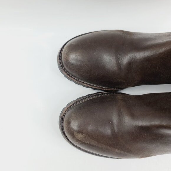 Timberland Brown Leather Combat Boots - Picture 2 of 7